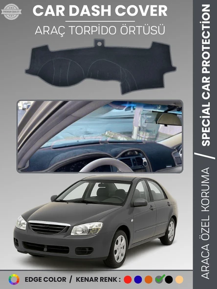KİA CERATO (2004-2008) Torpido Örtüsü Ön Panel Torpido Koruma Tam Uyum Tam Uyum Kaymaz Kolay Montaj ürün görseli 1