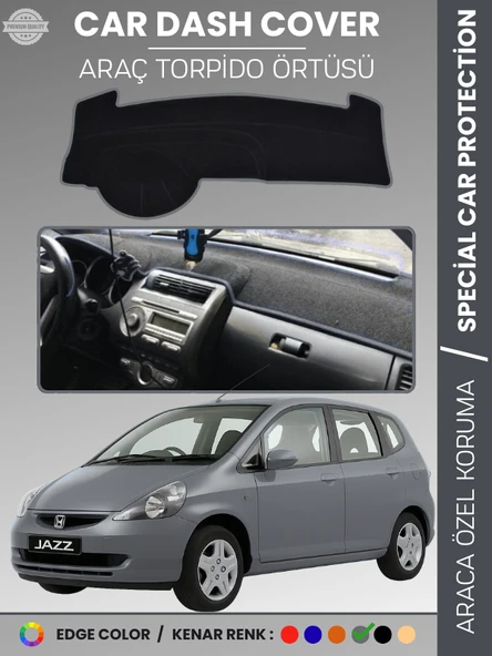 HONDA JAZZ (2002-2007) Torpido Örtüsü Torpido Koruma Tam Uyum Çatlamayı Önler Kolay Montaj ürün görseli 1