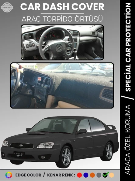 SUBARU LEGACY B4 (1998-2003) Torpido Örtüsü Ön Göğüs Halı Torpido Koruma Tam Uyum Kaymaz UV Koruma ürün görseli 1