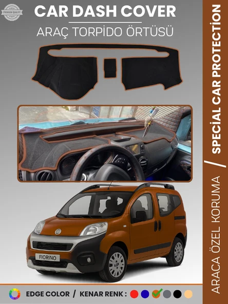 FIAT FİORİNO (2007-2024) Torpido Örtüsü Ön Göğüs Koruma Tam Uyum Çatlamayı Önler ürün görseli 1