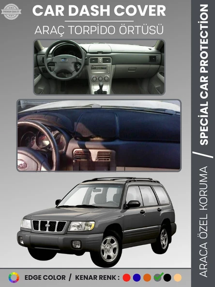 SUBARU FORESTER (1997-2002) Torpido Örtüsü Ön Göğüs Halı Torpido Koruma Tam Uyum Kaymaz UV Koruma ürün görseli 1