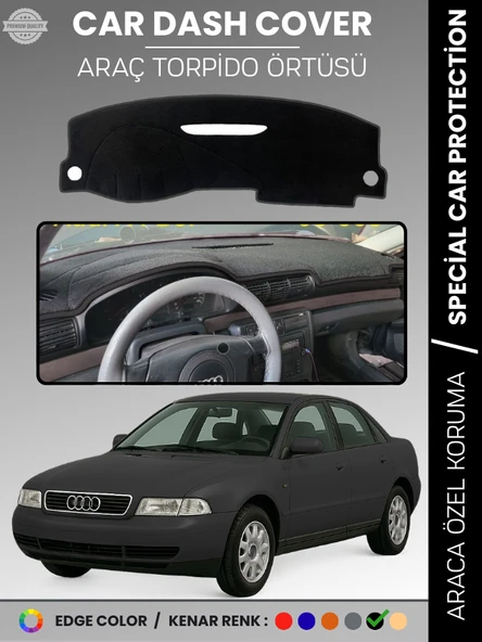 AUDI А4 (1994-2001) Torpido Örtüsü Panel Koruma Torpido Koruma Tam Uyum Çatlamayı Önler Kolay Montaj ürün görseli 1