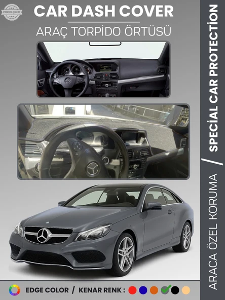 MERCEDES E CLASS COUPE C207 (2009-2017) Torpido Örtüsü Premium Torpido Koruma Özel Kesim UV Koruma ürün görseli 1