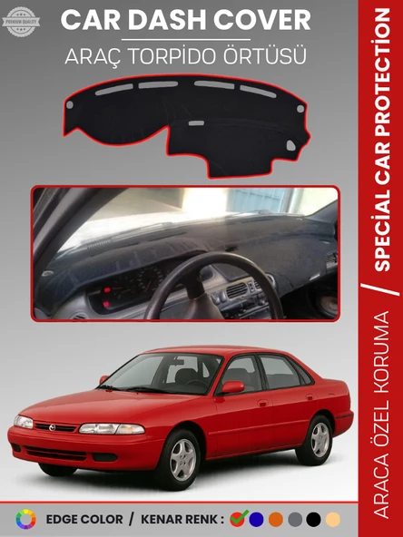 MAZDA 626 CRONOS (1991-1996) Torpido Örtüsü Panel Halısı Torpido Koruma Özel Kesim Kaymaz UV koruma ürün görseli 1