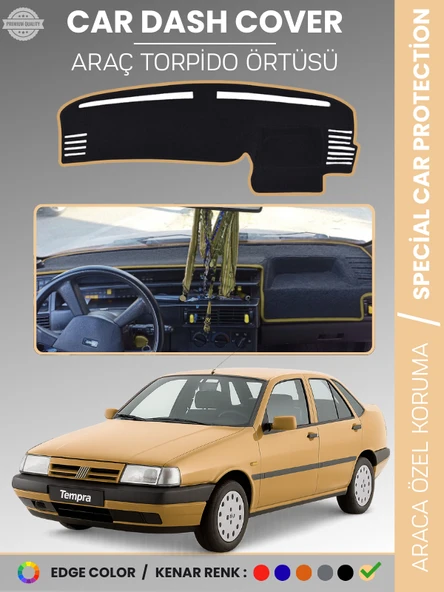 FIAT TEMPRA (1992-1997) DİJİTAL EKRANLI Torpido Örtüsü Araca Özel Çatlamayı Önler ürün görseli 1
