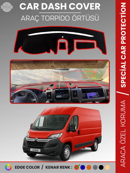 CITROEN JUMPER X290 KASA (2014-2024) Torpido Örtüsü Ön Göğüs Koruma Araca Özel Çatlamayı Önler ürün görseli 1