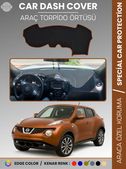 NISSAN JUKE F15 (2010-2019) Torpido Örtüsü Premium Kalite Torpido Koruma Araca Özel UV Koruma ürün görseli 1