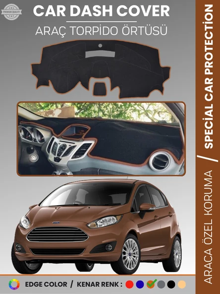 FORD FİESTA (2008-2017) Torpido Örtüsü Ön Panel Koruma Tam Uyum Çatlamayı Önler Kolay Montaj ürün görseli 1