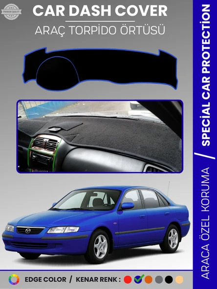 MAZDA 626 (1987-1991) Torpido Örtüsü Ön Panel Halısı Torpido Koruma Özel Kesim Kaymaz Hızlı Montaj ürün görseli 1