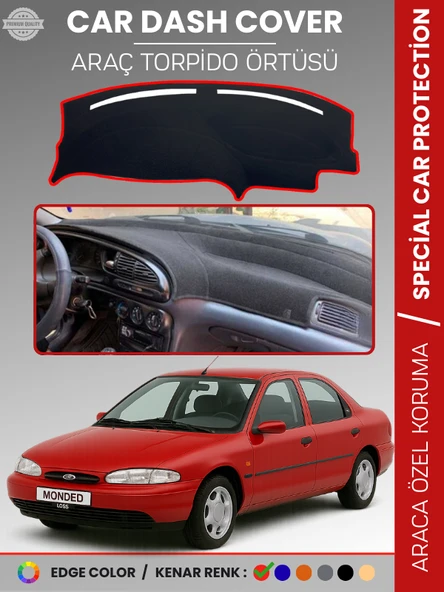 FORD MONDEO (2000-2007) Torpido Örtüsü Ön Göğüs Torpido Koruma Tam Uyum Kaymaz Kolay Montaj ürün görseli 1
