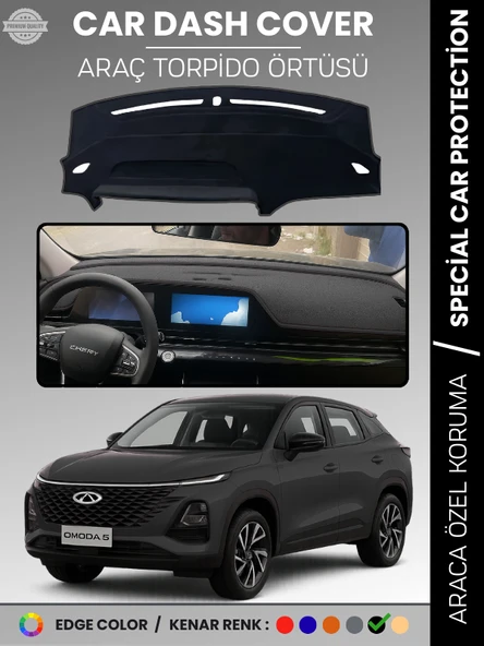 Chery Omada 5 (2022-2025) Torpido Örtüsü Ön Göğüs Koruma Torpido Koruma Çatlamayı Engeller Tam Uyum ürün görseli 1