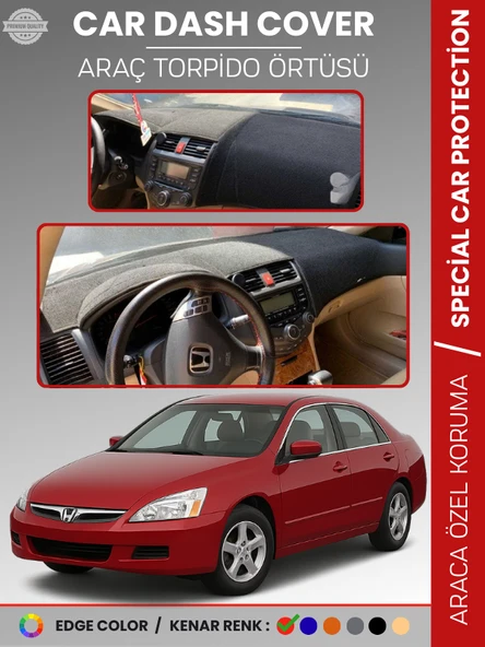 HONDA ACCORD (2002-2007) Torpido Örtüsü Panel Torpido Koruma Tam Uyum Çatlamayı Önler Kolay Montaj ürün görseli 1