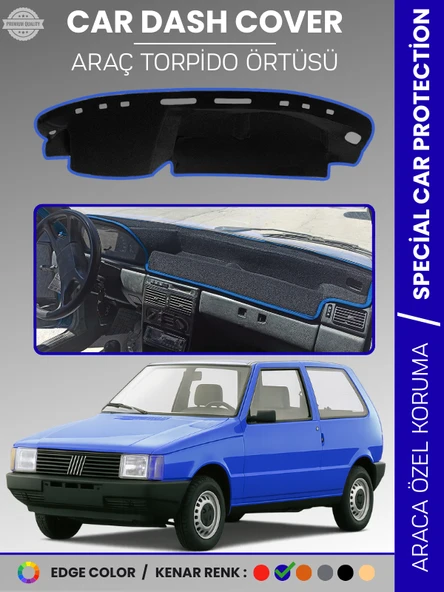 FIAT UNO 60,70 (1983-1995) Torpido Örtüsü Ön Göğüs Koruma Araca Özel Tam Uyum Kaymaz Kolay Montaj ürün görseli 1