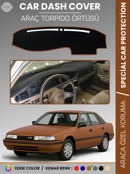MAZDA 626 (1987-1991) Torpido Örtüsü Ön Panel Halısı Torpido Koruma Özel Kesim Kaymaz Hızlı Montaj ürün görseli 1