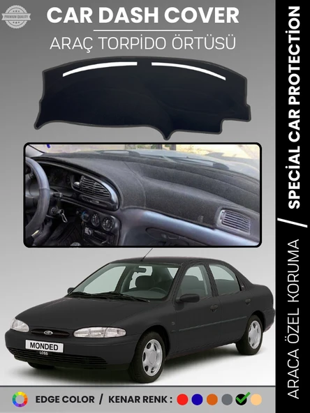FORD MONDEO (2000-2007) Torpido Örtüsü Ön Göğüs Torpido Koruma Tam Uyum Kaymaz Kolay Montaj ürün görseli 1