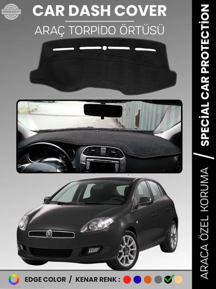 FIAT BRAVO (2007-2014) Torpido Örtüsü Ön Göğüs Torpido Koruma Tam Uyum Çatlamayı Önler Kolay Montaj ürün görseli 1