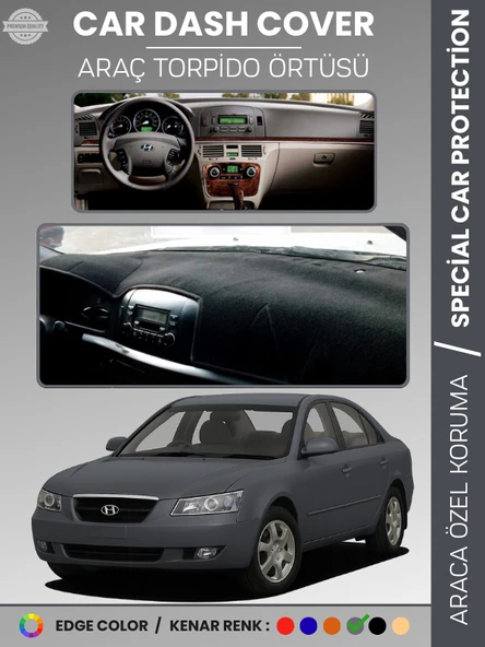 HYUNDAİ SONATA (2004-2007) Torpido Örtüsü Ön Göğüs Tam Uyum Çatlamayı Önler Kaymaz Kolay Montaj ürün görseli 1