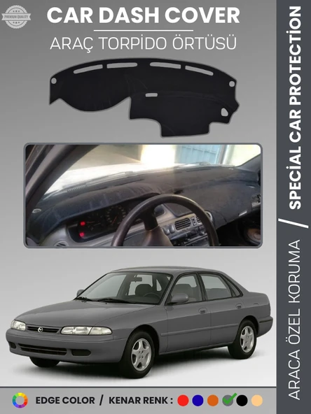 MAZDA 626 CRONOS (1991-1996) Torpido Örtüsü Panel Halısı Torpido Koruma Özel Kesim Kaymaz UV koruma ürün görseli 1