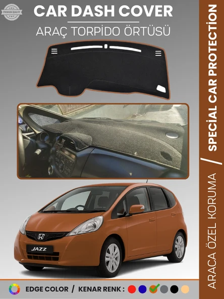 HONDA JAZZ (2009-2013) Torpido Örtüsü Torpido Koruma Tam Uyum Çatlamayı Önler Kolay Montaj ürün görseli 1