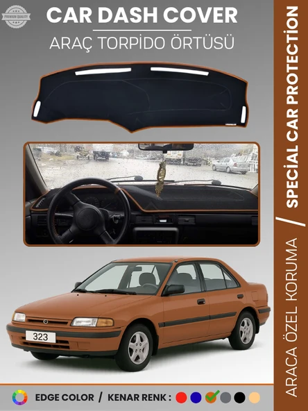 MAZDA 323 (1991-1995) Torpido Örtüsü Ön Panel Halısı Torpido Koruma Özel Kesim Kaymaz Hızlı Montaj ürün görseli 1