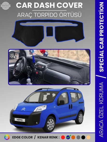 CITROEN NEMO (2007-2020) Torpido Örtüsü Ön Göğüs Koruma Torpido Koruma Çatlamayı Engeller Tam Uyum ürün görseli 1