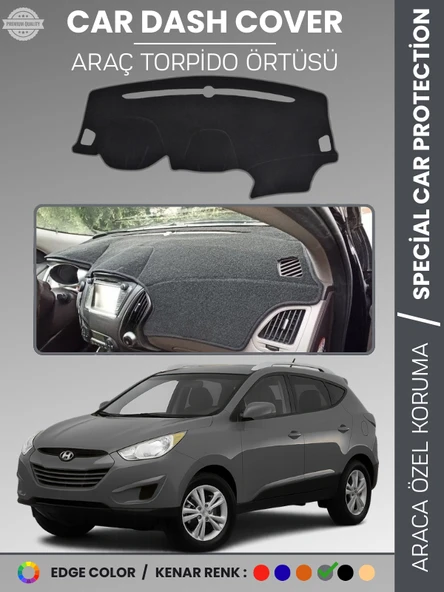 HYUNDAİ TUCSON (2009-2015) Torpido Örtüsü Ön Göğüs Koruma Torpido Koruma Çatlamayı Engeller Tam Uyum ürün görseli 1