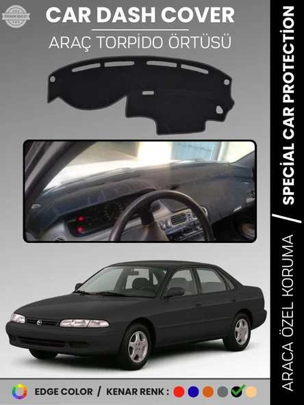 MAZDA 626 CRONOS (1991-1996) Torpido Örtüsü Panel Halısı Torpido Koruma Özel Kesim Kaymaz UV koruma ürün görseli 1