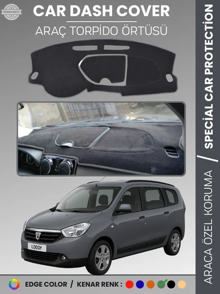 DACIA LODGY (2010-2017) Torpido Örtüsü Ön Göğüs Koruma Torpido Koruma Çatlamayı Engeller Tam Uyum ürün görseli 1