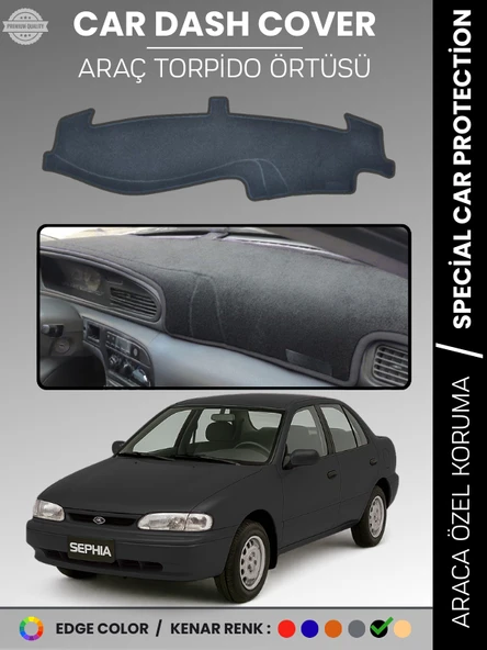 KİA SEPHİA (1995-1998) Torpido Örtüsü Ön Panel Halı Torpido Koruma Tam Uyum Araca Özel Kaymaz ürün görseli 1