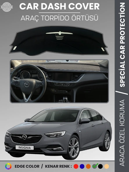 OPEL INSIGNIA B (2017-2022) Torpido Örtüsü Ön Göğüs Torpido Koruma Birebir Uyum Kaymaz Özel Kesim ürün görseli 1