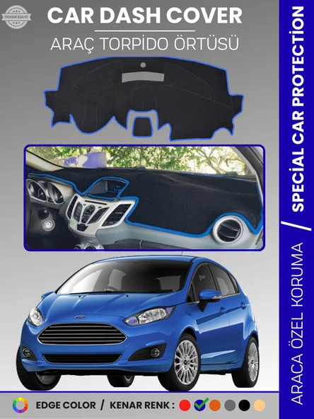 FORD FİESTA (2008-2017) Torpido Örtüsü Ön Panel Koruma Tam Uyum Çatlamayı Önler Kolay Montaj ürün görseli 1