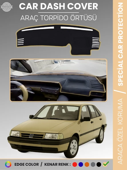 FIAT TEMPRA ANALOG MODEL DİJİTAL EKRAN Torpido Örtüsü Araca Özel Tam Uyum Kaymaz Kolay Montaj ürün görseli 1