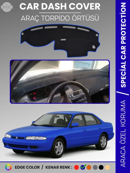 MAZDA 626 CRONOS (1991-1996) Torpido Örtüsü Panel Halısı Torpido Koruma Özel Kesim Kaymaz UV koruma ürün görseli 1