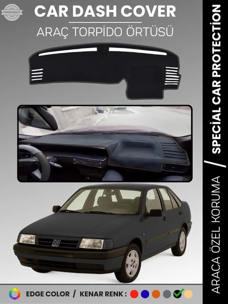 FIAT TEMPRA ANALOG MODEL DİJİTAL EKRAN Torpido Örtüsü Araca Özel Tam Uyum Kaymaz Kolay Montaj ürün görseli 1