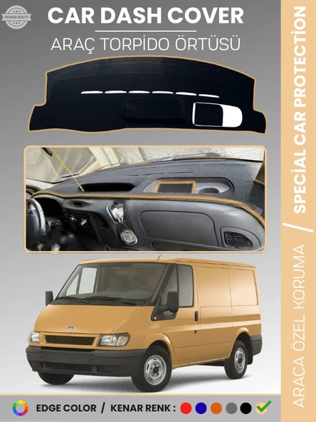 FORD TRANSİT (2006-2012) Torpido Örtüsü Ön Panel Torpido Koruma Tam Uyum Kaymaz Kolay Montaj ürün görseli 1