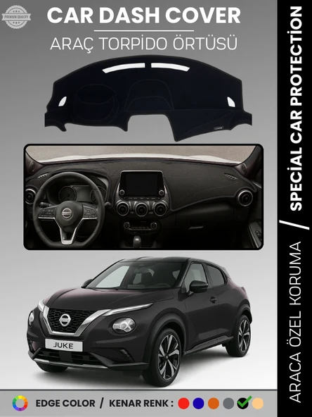 NISSAN JUKE F16 (2019-2025) Torpido Örtüsü Premium Kalite Torpido Koruma Araca Özel UV Koruma ürün görseli 1