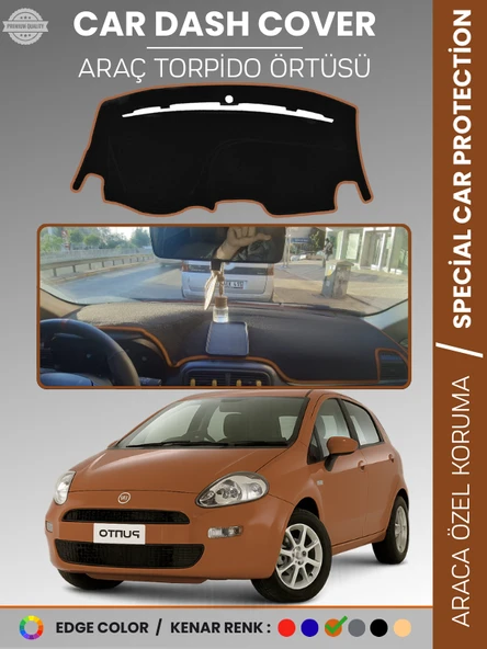 FIAT PUNTO GRANDE (2005-2018) Torpido Örtüsü Torpido Koruma Tam Uyum Kaymaz Kolay Montaj ürün görseli 1