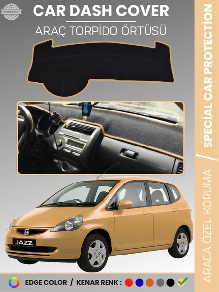 HONDA JAZZ (2002-2007) Torpido Örtüsü Torpido Koruma Tam Uyum Çatlamayı Önler Kolay Montaj ürün görseli 1