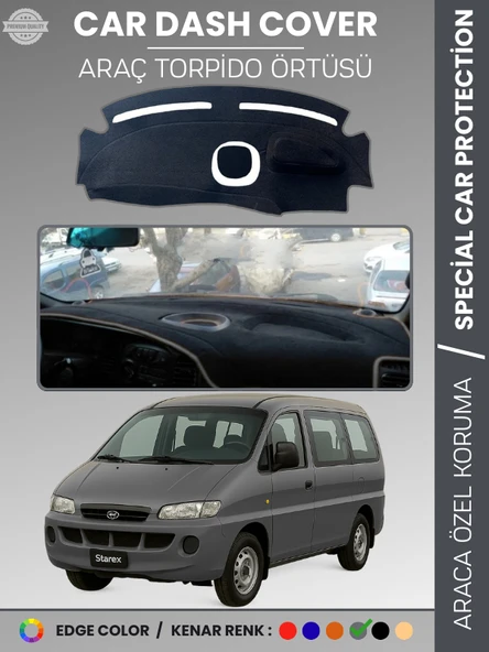 HYUNDAİ STAREX (1997-2007) Torpido Örtüsü Ön Göğüs Tam Uyum Çatlamayı Önler Kaymaz Kolay Montaj ürün görseli 1
