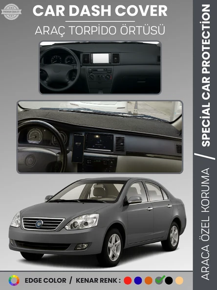GEELY FC (2008-2012) Torpido Örtüsü Ön Göğüs Torpido Koruma Tam Uyum Çatlamayı Önler Kolay Montaj ürün görseli 1