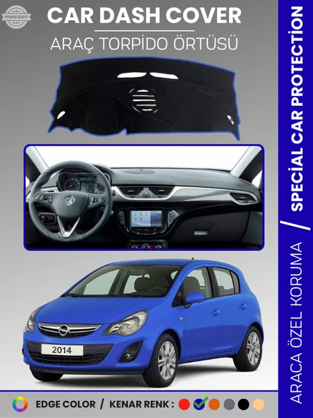OPEL CORSA E (2013-2019) Torpido Örtüsü Ön Göğüs Koruma Torpido Koruma Tam Uyum Çatlamayı Önler ürün görseli 1