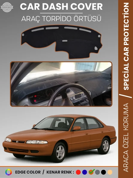 MAZDA 626 CRONOS (1991-1996) Torpido Örtüsü Panel Halısı Torpido Koruma Özel Kesim Kaymaz UV koruma ürün görseli 1