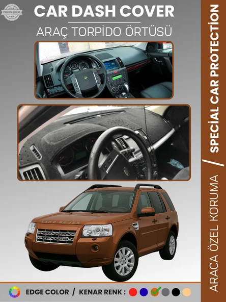LAND ROVER FREELANDER (2006-2014) Torpido Örtüsü Torpido Koruma Tam Uyum Araca Özel Kaymaz ürün görseli 1