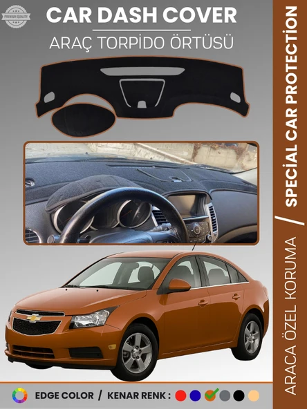 CHEVROLET Cruze (2008-2011) Torpido Örtüsü Ön Göğüs Torpido Koruma Tam Uyum Kaymaz Hızlı Montaj ürün görseli 1
