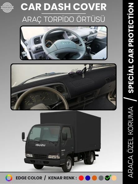 ISUZU NKR WIDE (1997-2005) EKRANSIZ Torpido Ön Panel Torpido Koruma Çatlamayı Engeller Tam Uyum ürün görseli 1