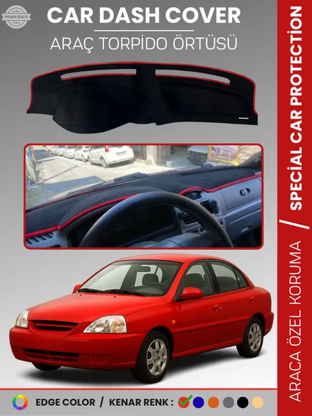 KİA RİO (2000-2005) Torpido Örtüsü Ön Panel Torpido Koruma Tam Uyum Araca Özel Kaymaz Kolay Montaj ürün görseli 1