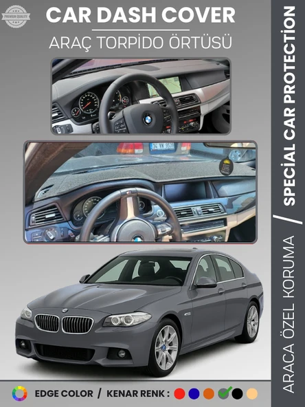 BMW F10 5 SERİSİ (2010-2017) Torpido Örtüsü Ön Göğüs Koruma Torpido Koruma Tam Uyum ürün görseli 1
