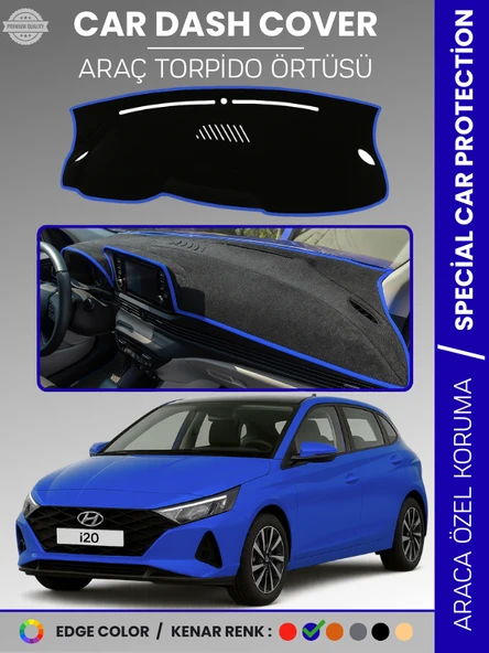 HYUNDAİ İ20 (2020+) Torpido Örtüsü Torpido Koruma Tam Uyum Çatlamayı Önler Kolay Montaj ürün görseli 1