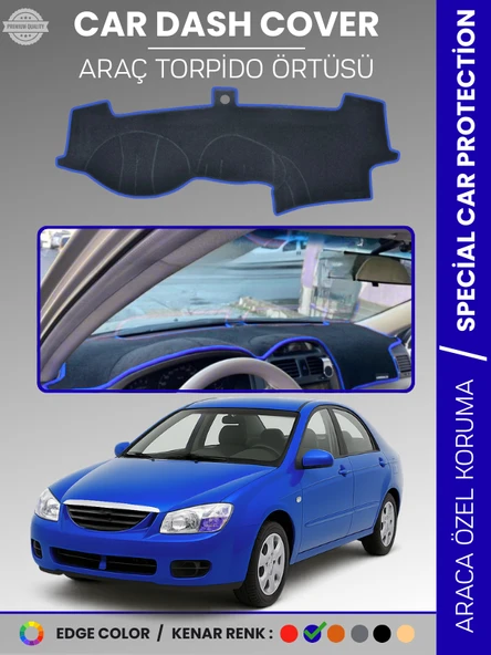 KİA CERATO (2004-2008) Torpido Örtüsü Ön Panel Torpido Koruma Tam Uyum Tam Uyum Kaymaz Kolay Montaj ürün görseli 1