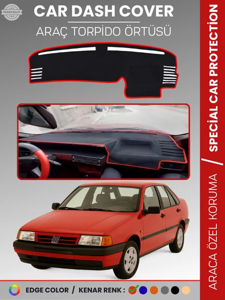 FIAT TEMPRA ANALOG MODEL DİJİTAL EKRAN Torpido Örtüsü Araca Özel Tam Uyum Kaymaz Kolay Montaj ürün görseli 1